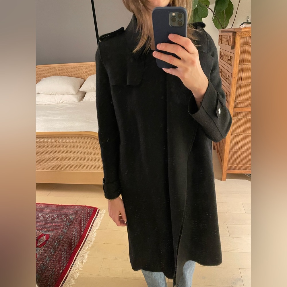 Harris Wharf London wool trench - excellent condition